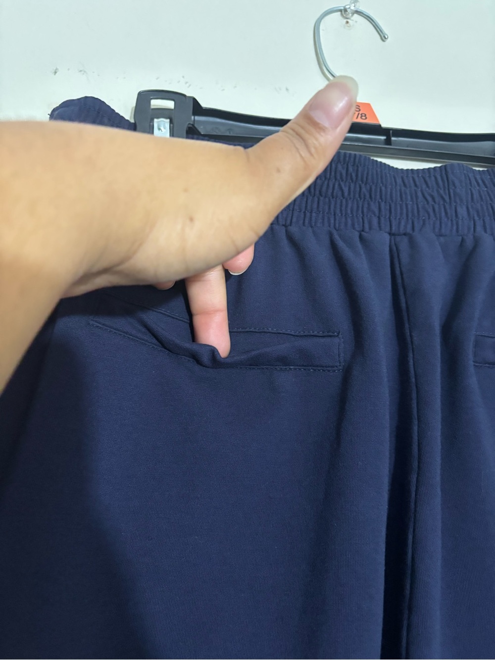 Anthropologie Saturday Sunday Women’s Navy Button-Front Trousers Size M - Picture 4 of 12